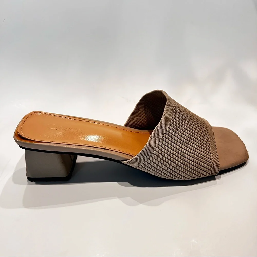 Knit mules slides Women's Slide Sandals size 8 - Picture 10 of 15